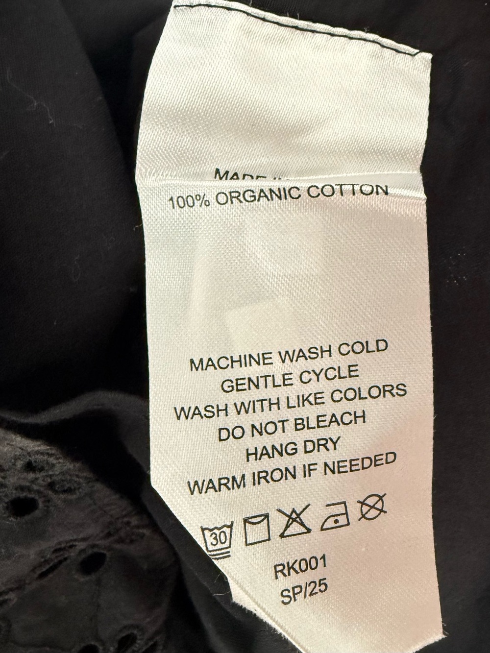 NWT Quince 100% Organic Cotton Eyelet Smocked Midi Dress - Picture 15 of 15